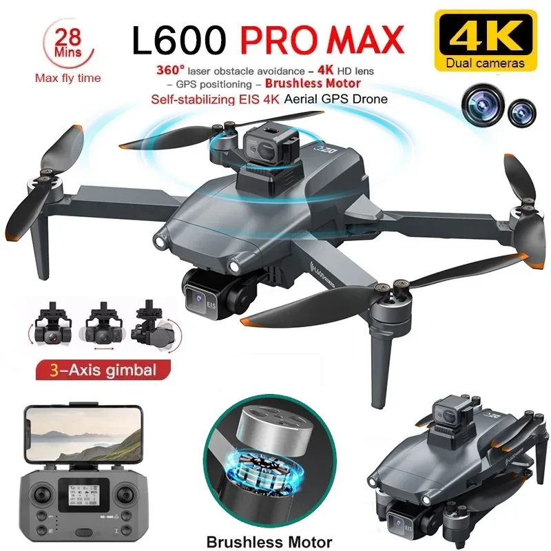 Drone Racing Camera - L600 プロマックス GPS ドローンプロフェッショナル 4K 3