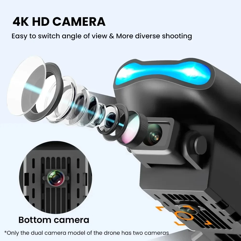 Eachine Drone E58 - E99Proプロフェッショナルクアッドコプター、4KデュアルWiFi FPVと障害物回避機能搭載、空撮HDドローン