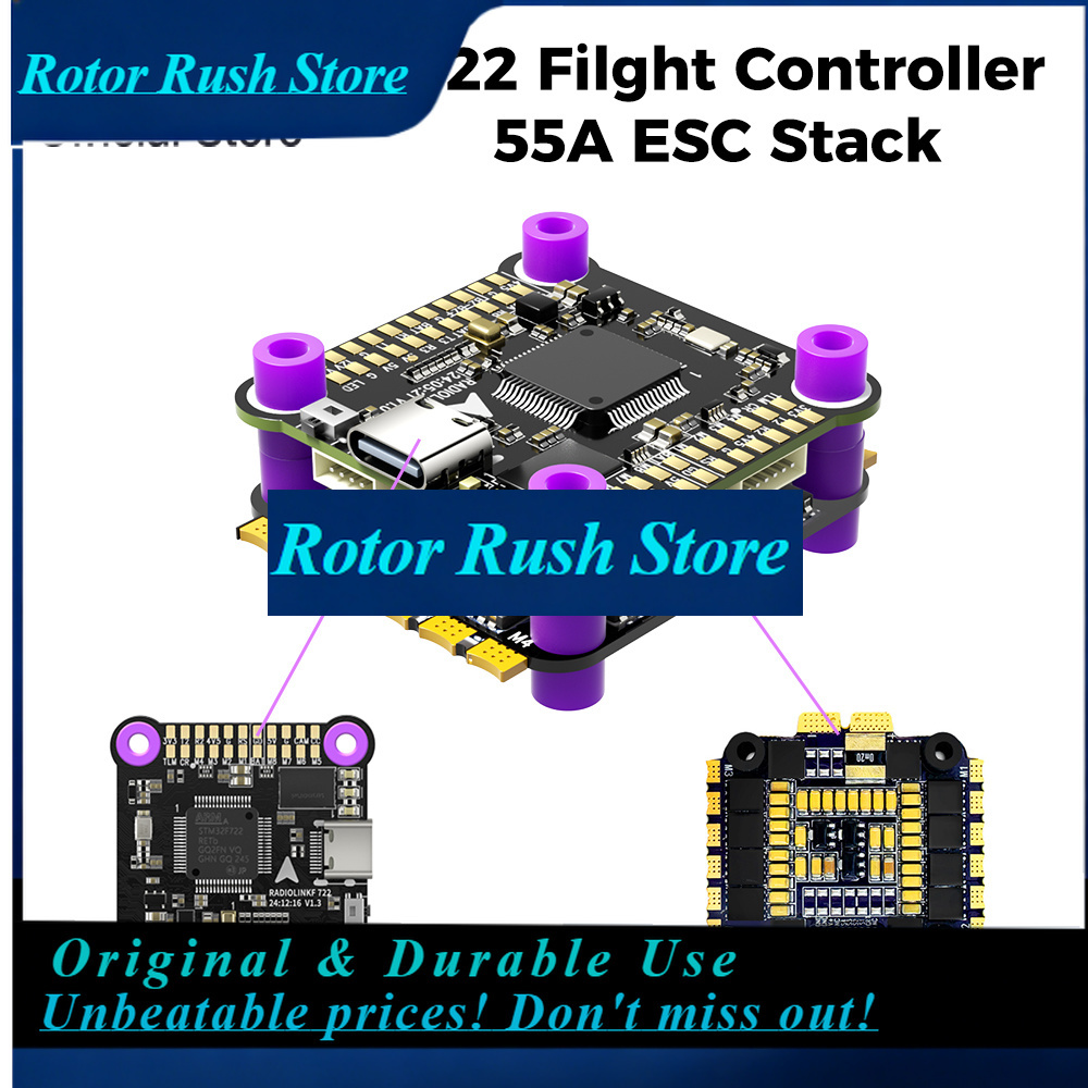 RoRusRadiolink F722 フライトコントローラ - Betaflight Fc F7 のレビューと価格