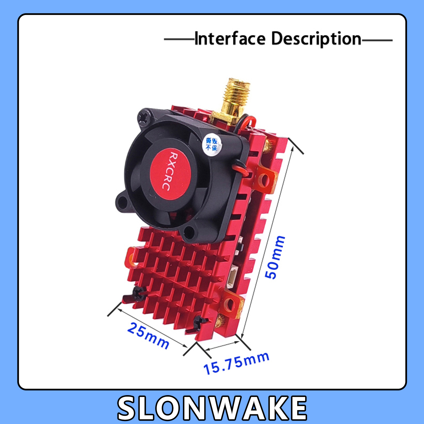 SLONWAKE 5.8G 2W VTX FPV 1800T - Drone Racing Camera のレビューと価格