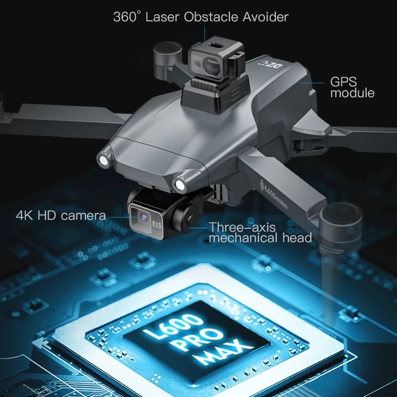 L600 プロマックス GPS ドローンプロフェッショナル  - Drone Racing Camera のレビューと価格