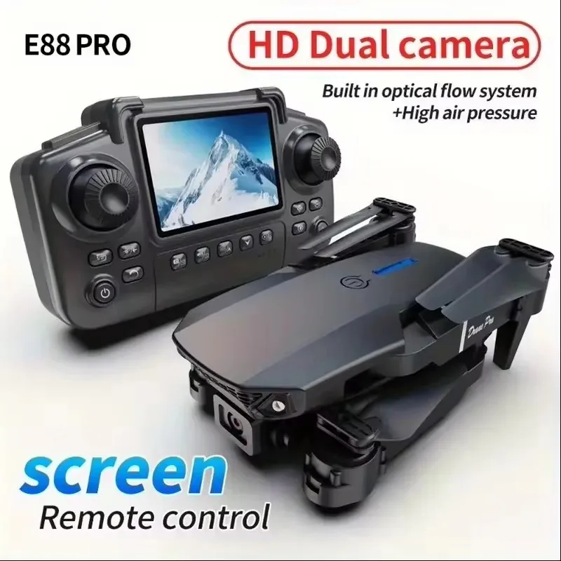 キッズプロフェッショナルE88エアスクリーンコントロールドロ - Eachine Drone E58 のレビューと価格