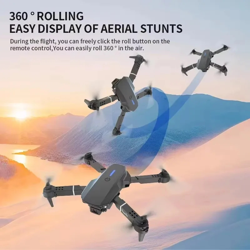 キッズプロフェッショナルE88エアスクリーンコントロールドロ - Eachine Drone E58 のレビューと価格