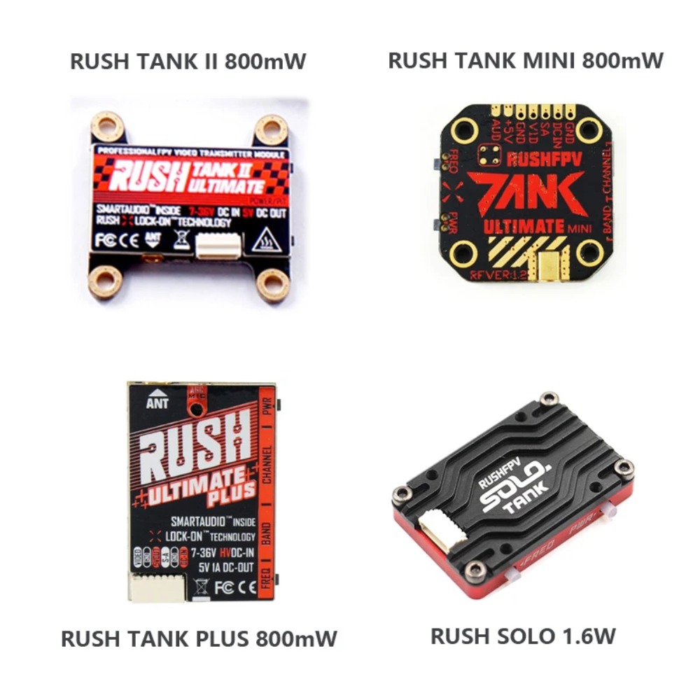 RUSH TANK Ultimate II/Mini/PLU - Drone Racing Frame のレビューと価格